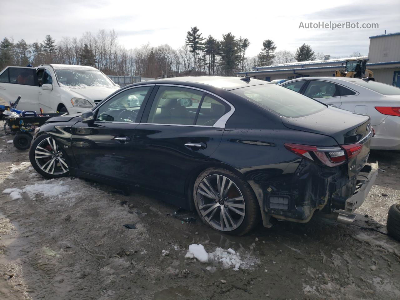 2019 Infiniti Q50 Luxe Black vin: JN1EV7AR4KM590117