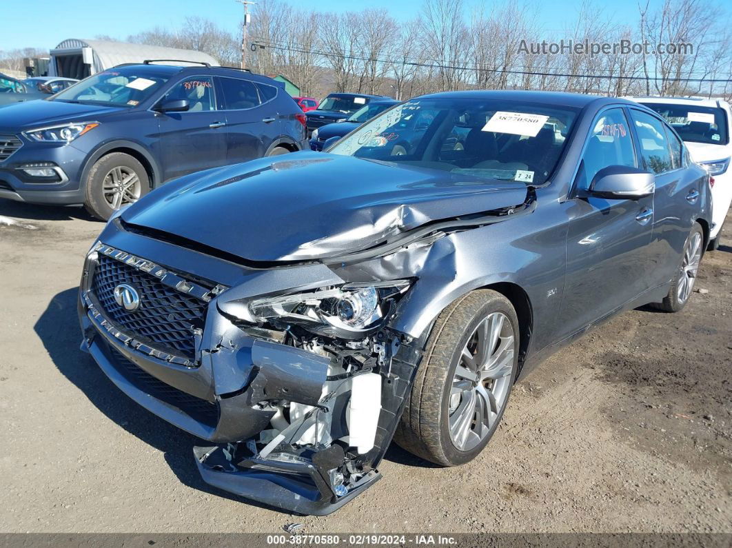 2019 Infiniti Q50 3.0t Sport Silver vin: JN1EV7AR4KM591428