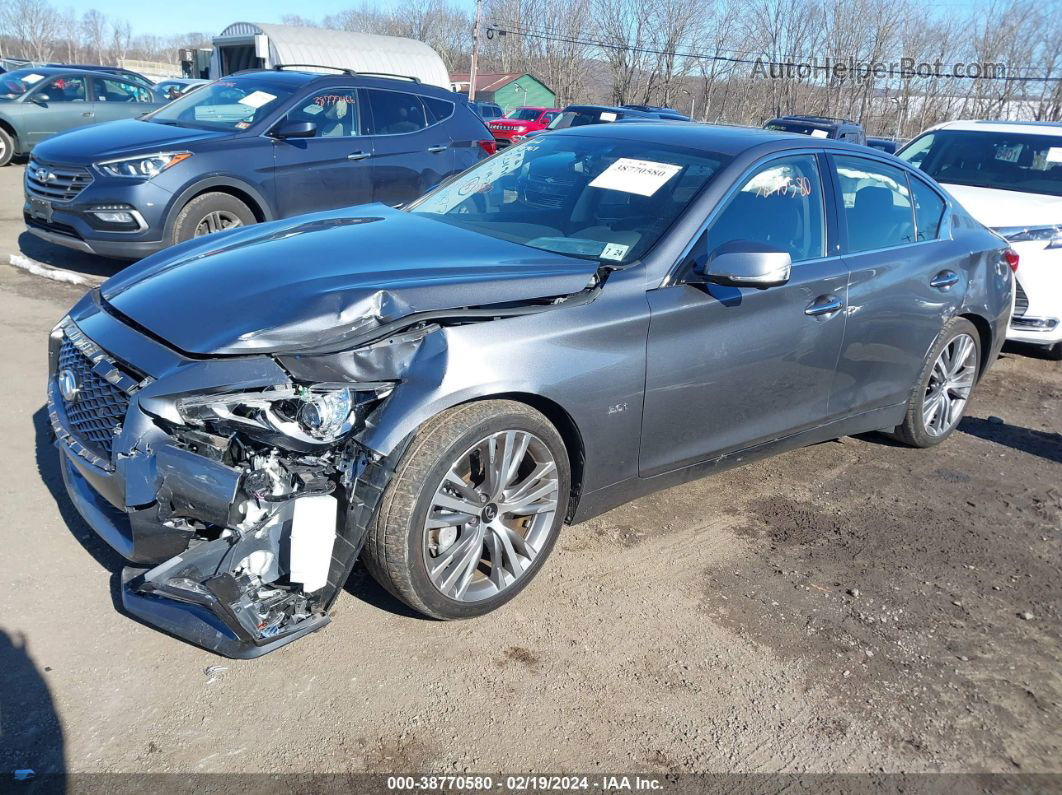 2019 Infiniti Q50 3.0t Sport Silver vin: JN1EV7AR4KM591428