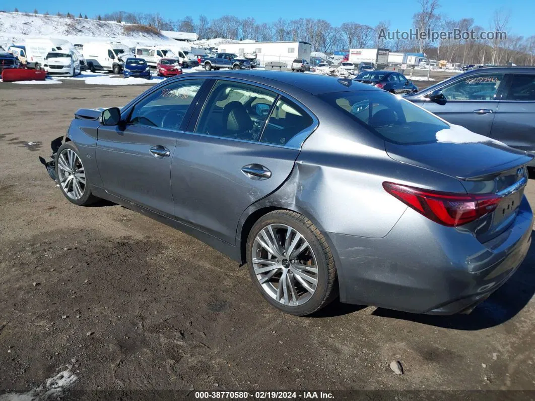 2019 Infiniti Q50 3.0t Sport Silver vin: JN1EV7AR4KM591428