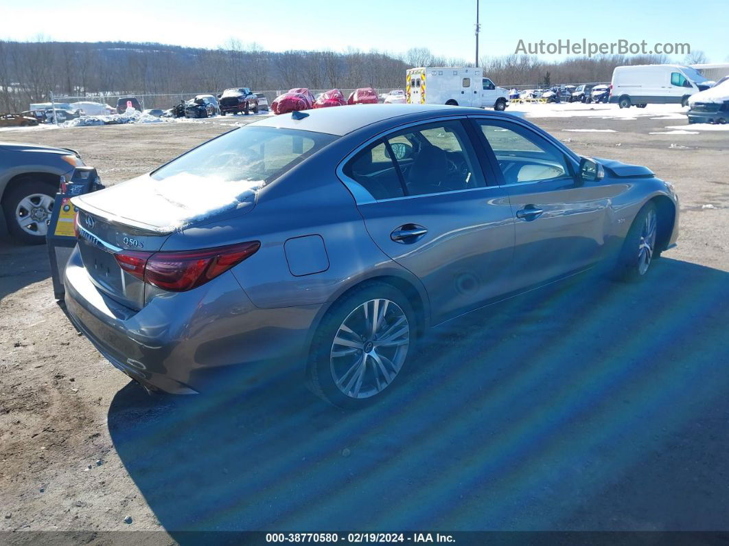 2019 Infiniti Q50 3.0t Sport Silver vin: JN1EV7AR4KM591428