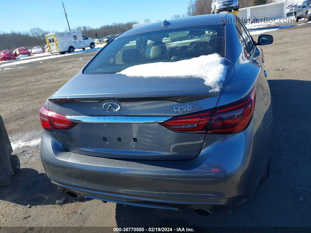 2019 Infiniti Q50 3.0t Sport Silver vin: JN1EV7AR4KM591428