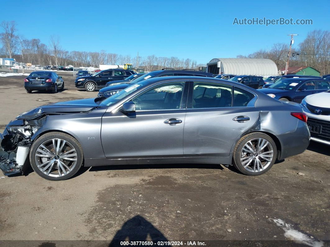 2019 Infiniti Q50 3.0t Sport Silver vin: JN1EV7AR4KM591428