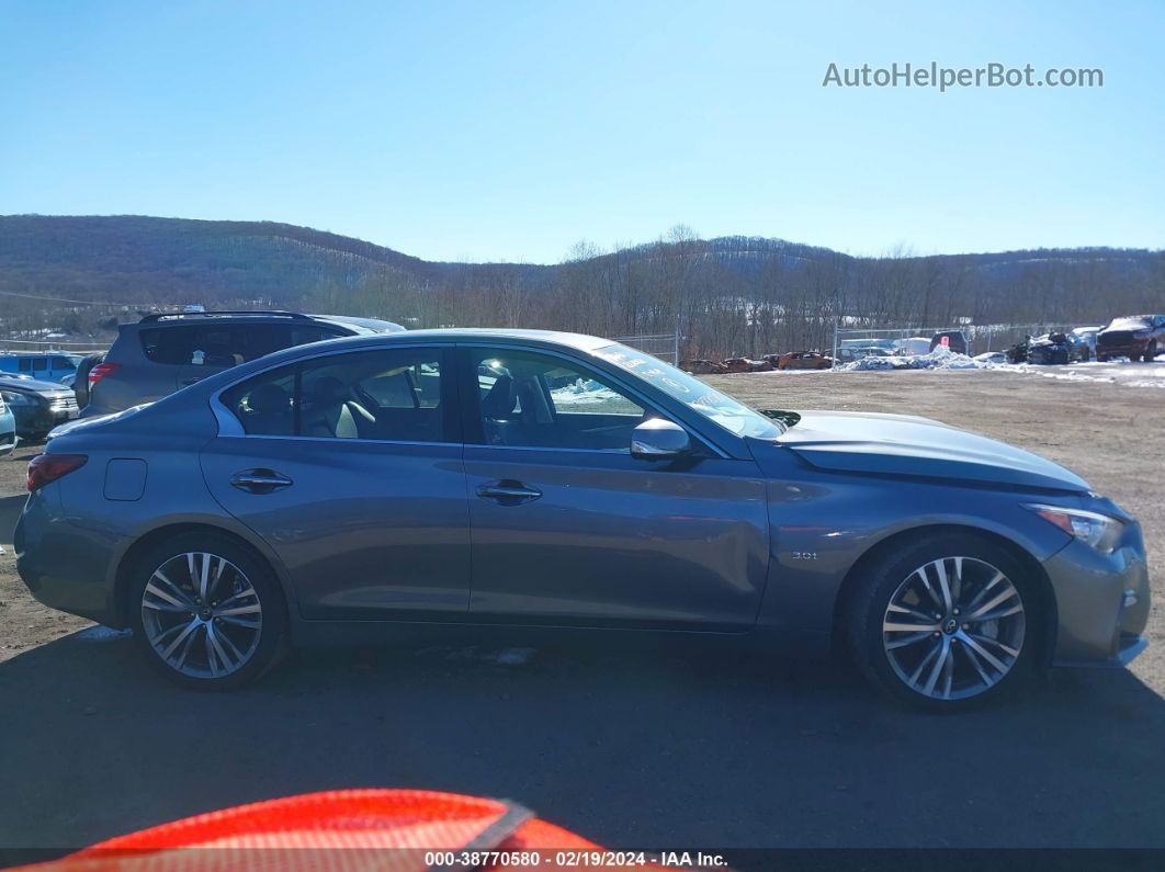 2019 Infiniti Q50 3.0t Sport Silver vin: JN1EV7AR4KM591428