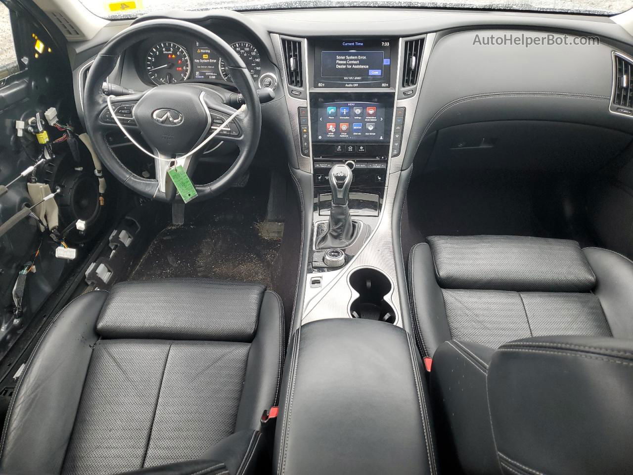 2019 Infiniti Q50 Luxe Серебряный vin: JN1EV7AR4KM591851