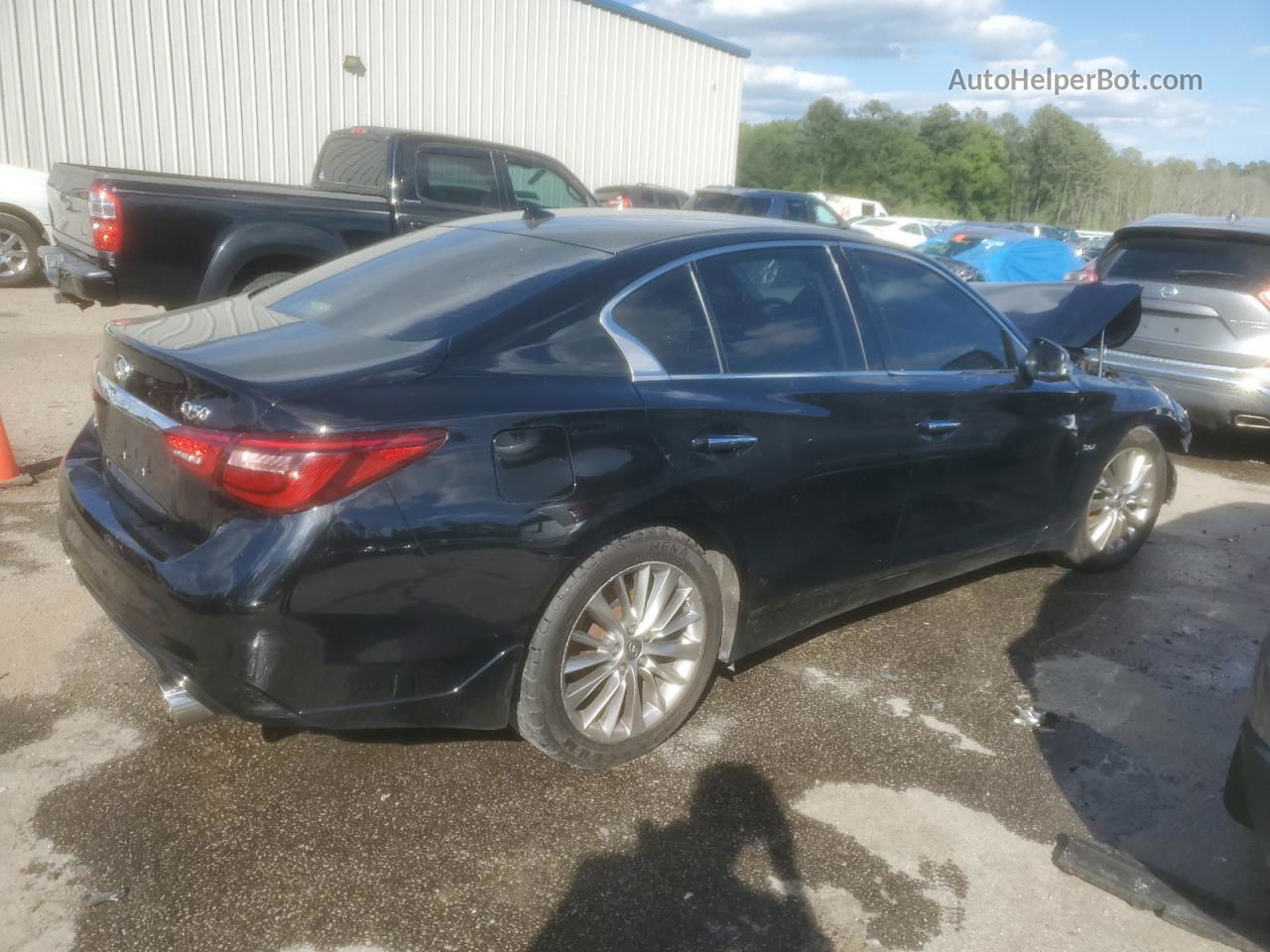 2018 Infiniti Q50 Luxe Black vin: JN1EV7AR5JM430939