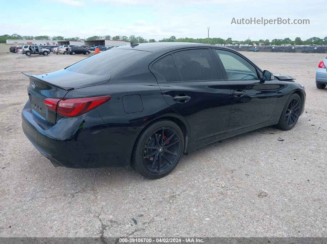 2018 Infiniti Q50 3.0t Luxe Black vin: JN1EV7AR5JM432349