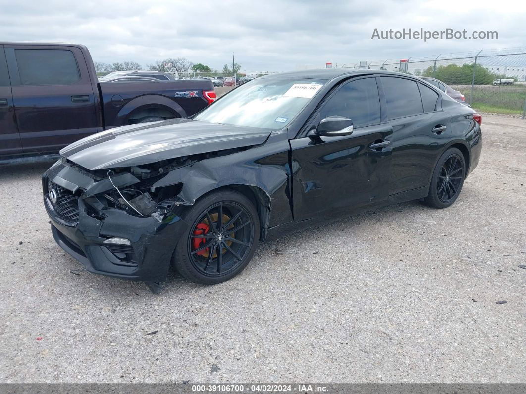 2018 Infiniti Q50 3.0t Luxe Black vin: JN1EV7AR5JM432349