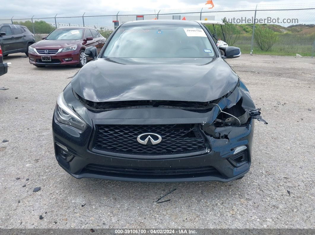 2018 Infiniti Q50 3.0t Luxe Black vin: JN1EV7AR5JM432349