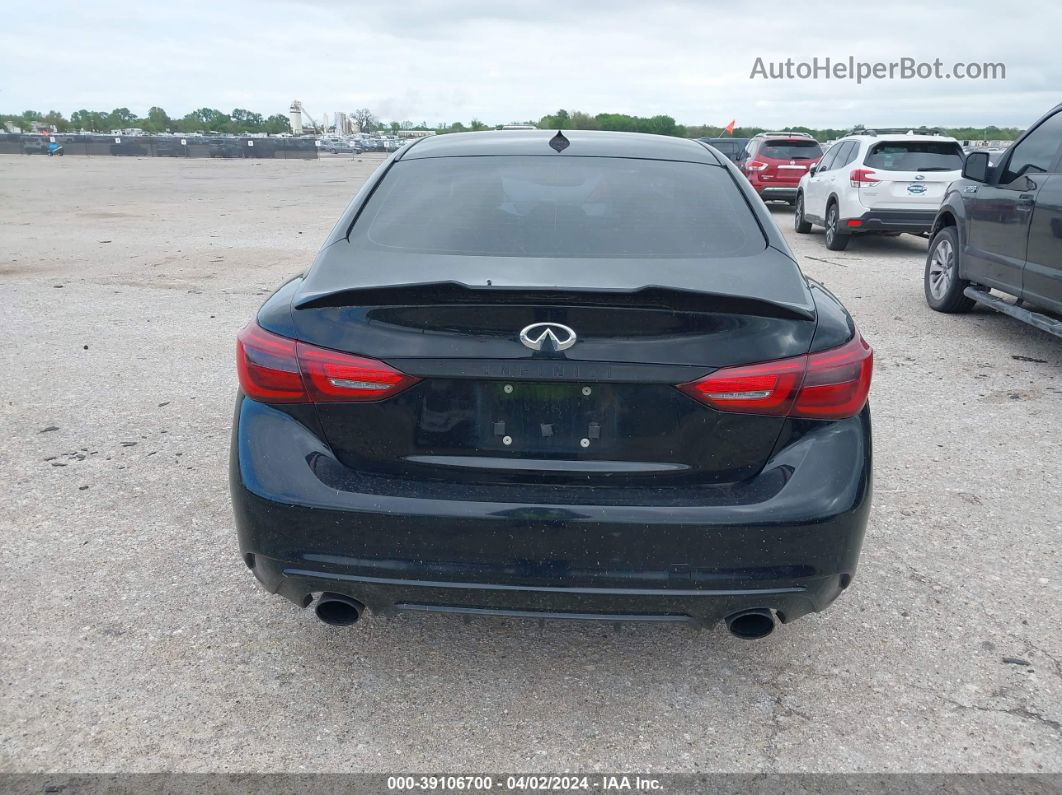 2018 Infiniti Q50 3.0t Luxe Black vin: JN1EV7AR5JM432349