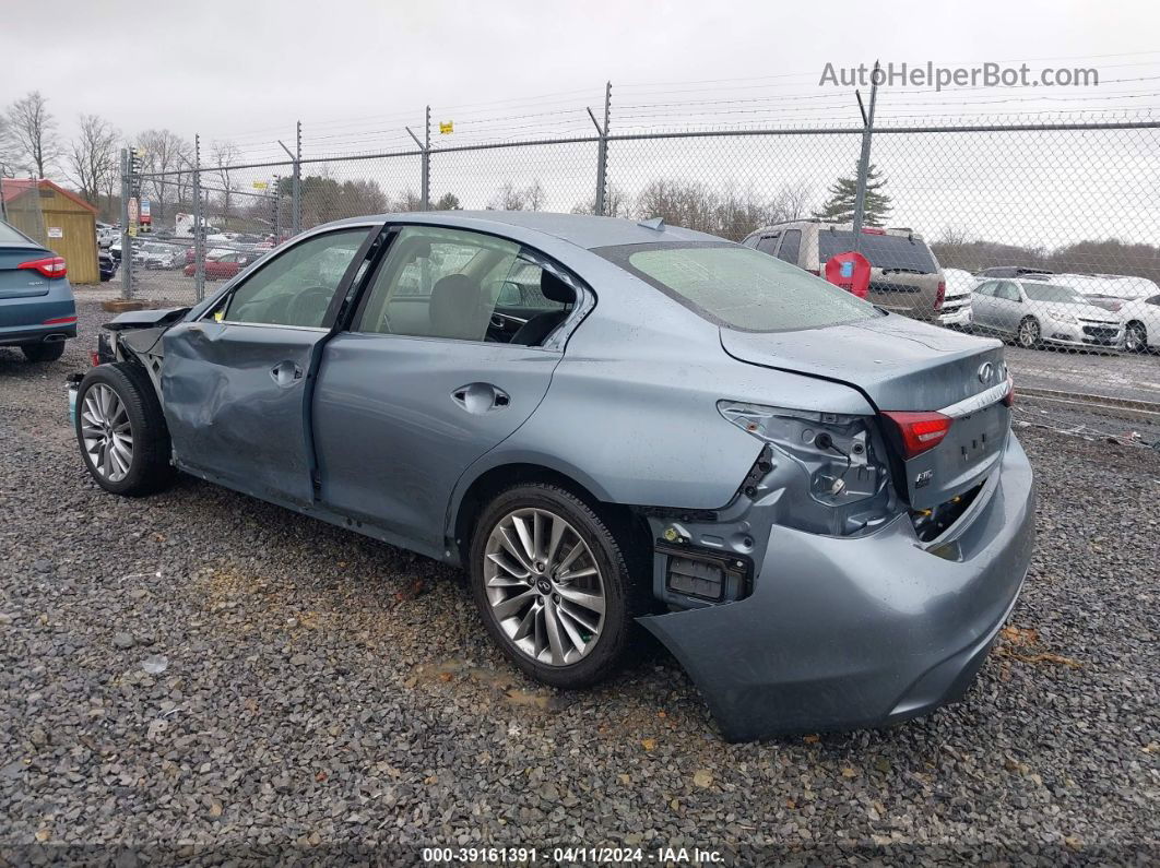 2018 Infiniti Q50 3.0t Luxe Gray vin: JN1EV7AR5JM437678