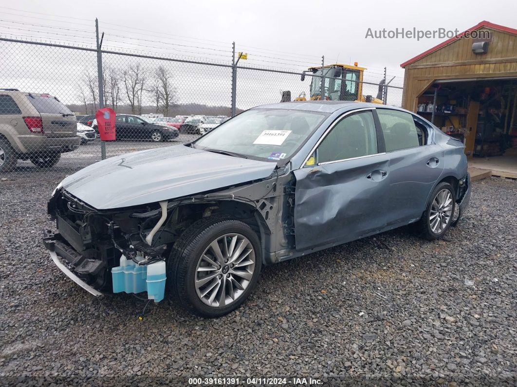 2018 Infiniti Q50 3.0t Luxe Gray vin: JN1EV7AR5JM437678