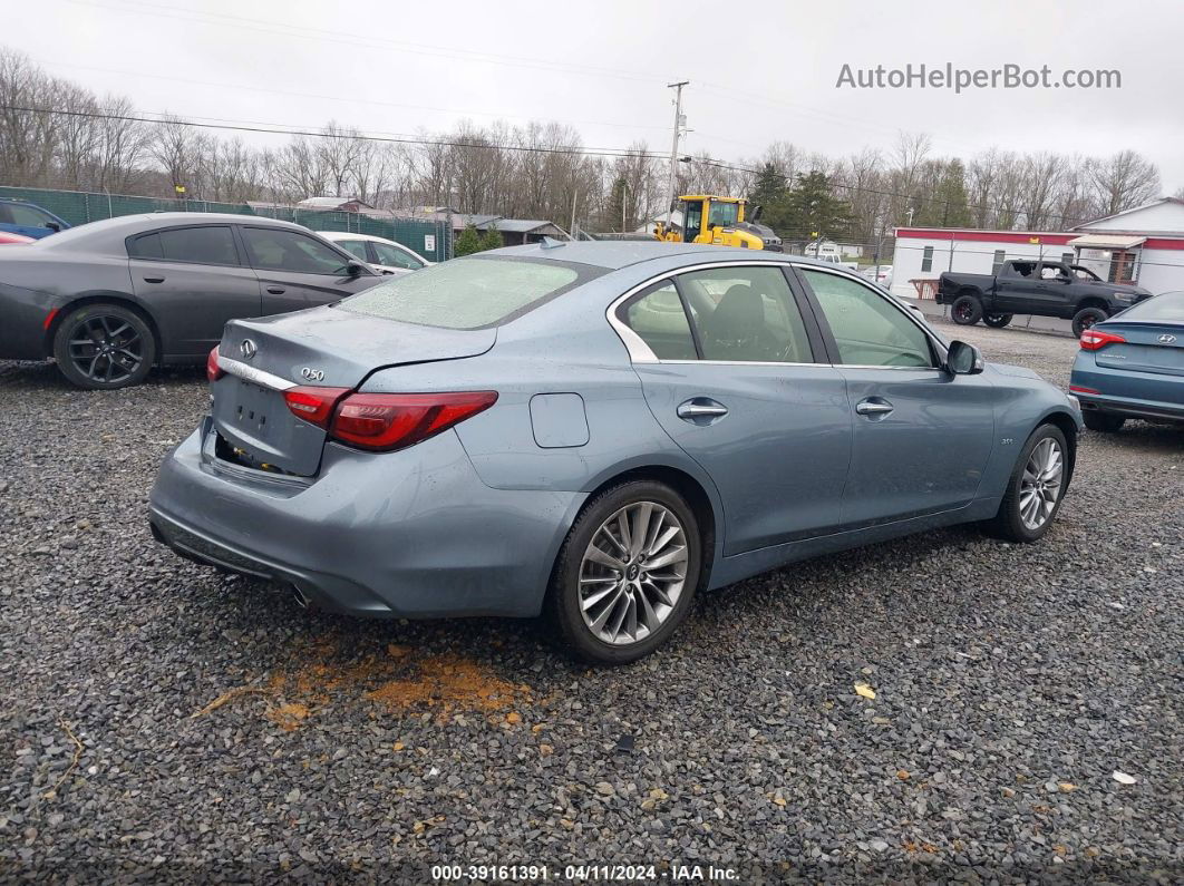 2018 Infiniti Q50 3.0t Luxe Gray vin: JN1EV7AR5JM437678