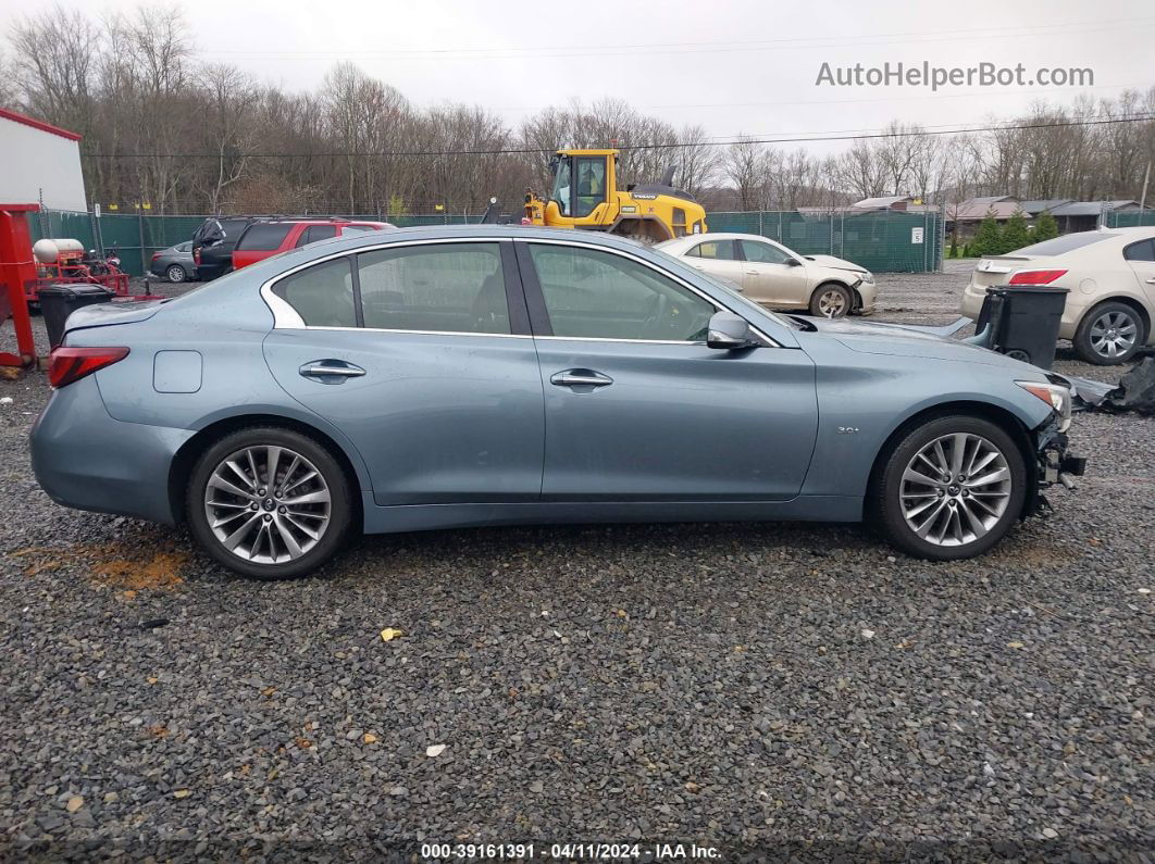 2018 Infiniti Q50 3.0t Luxe Gray vin: JN1EV7AR5JM437678