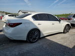 2018 Infiniti Q50 Luxe White vin: JN1EV7AR5JM439155