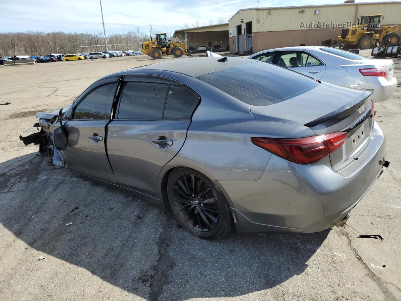 2018 Infiniti Q50 Luxe Gray vin: JN1EV7AR5JM442752