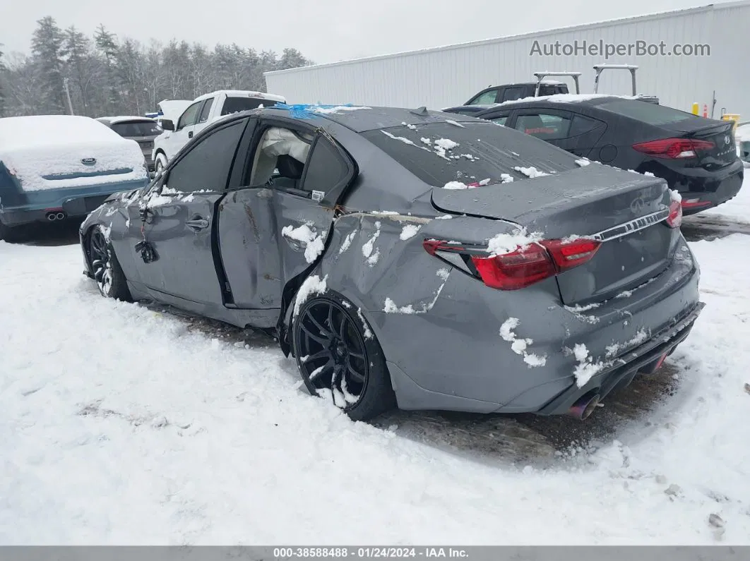 2019 Infiniti Q50 3.0t Sport Gray vin: JN1EV7AR5KM551388