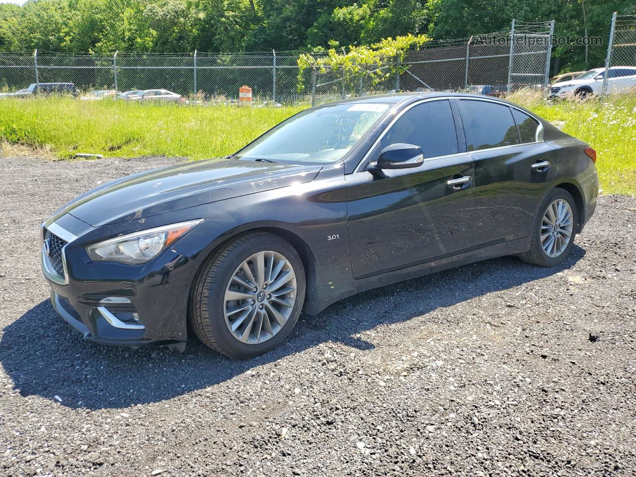 2019 Infiniti Q50 Luxe Black vin: JN1EV7AR5KM552993