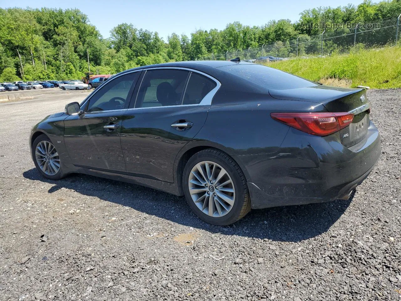 2019 Infiniti Q50 Luxe Black vin: JN1EV7AR5KM552993