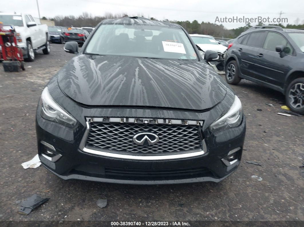 2019 Infiniti Q50 3.0t Luxe Black vin: JN1EV7AR5KM553738