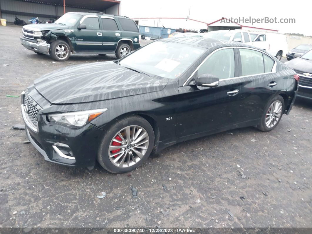 2019 Infiniti Q50 3.0t Luxe Black vin: JN1EV7AR5KM553738