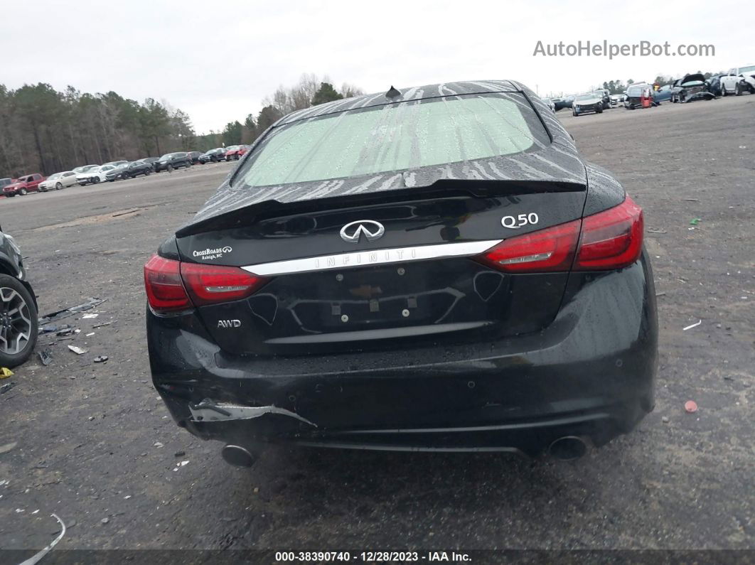 2019 Infiniti Q50 3.0t Luxe Black vin: JN1EV7AR5KM553738