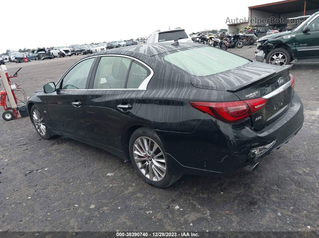 2019 Infiniti Q50 3.0t Luxe Black vin: JN1EV7AR5KM553738