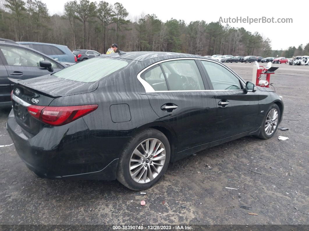 2019 Infiniti Q50 3.0t Luxe Black vin: JN1EV7AR5KM553738