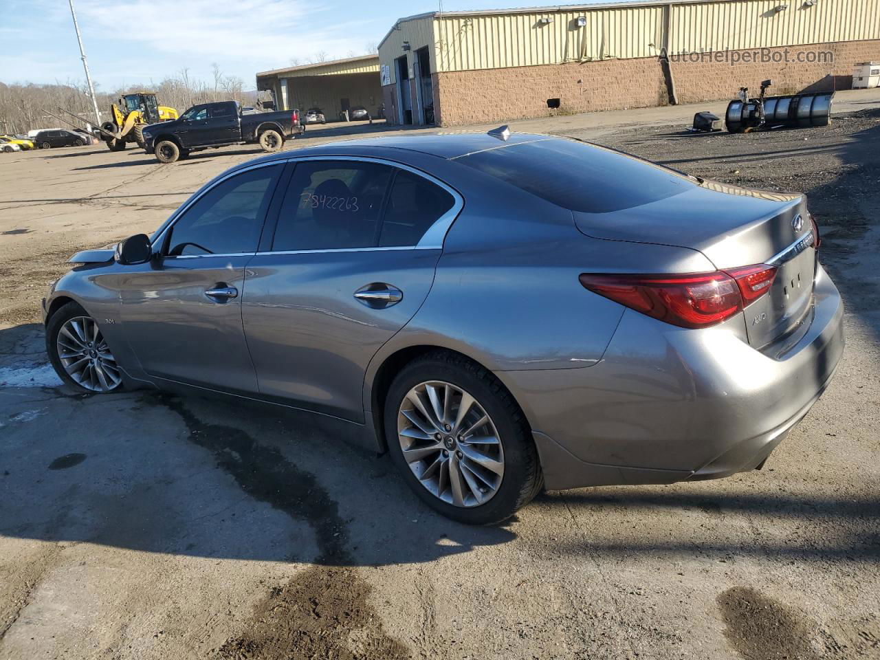 2019 Infiniti Q50 Luxe Gray vin: JN1EV7AR5KM555005