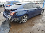 2019 Infiniti Q50 Luxe Blue vin: JN1EV7AR5KM555117