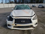 2019 Infiniti Q50 Luxe White vin: JN1EV7AR5KM559314