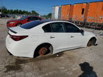 2019 Infiniti Q50 Luxe White vin: JN1EV7AR5KM591440