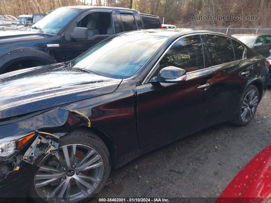 2019 Infiniti Q50 3.0t Luxe/3.0t Signature Edition/3.0t Sport Black vin: JN1EV7AR5KM593379