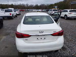 2019 Infiniti Q50 3.0t Luxe White vin: JN1EV7AR5KM593477