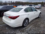 2019 Infiniti Q50 3.0t Luxe White vin: JN1EV7AR5KM593477