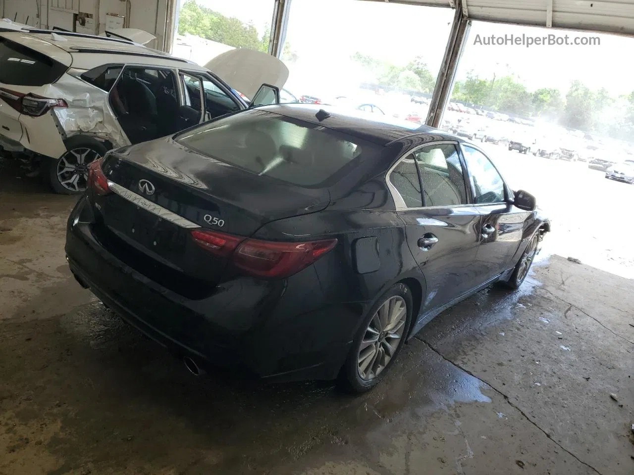 2019 Infiniti Q50 Luxe Black vin: JN1EV7AR5KM593642