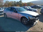 2016 Infiniti Q50 3.0t Premium Silver vin: JN1EV7AR6GM344323