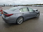 2018 Infiniti Q50 Luxe Gray vin: JN1EV7AR6JM430674