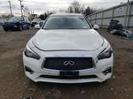 2018 Infiniti Q50 Luxe White vin: JN1EV7AR6JM430836