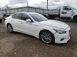 2018 Infiniti Q50 Luxe Белый vin: JN1EV7AR6JM430836