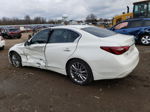 2018 Infiniti Q50 Luxe White vin: JN1EV7AR6JM430836