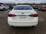 2018 Infiniti Q50 Luxe White vin: JN1EV7AR6JM430836