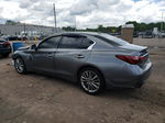 2018 Infiniti Q50 Luxe Gray vin: JN1EV7AR6JM431047