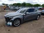 2018 Infiniti Q50 Luxe Gray vin: JN1EV7AR6JM431047