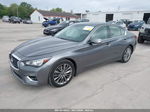 2018 Infiniti Q50 3.0t Luxe Gray vin: JN1EV7AR6JM432635