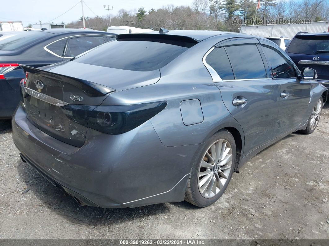 2018 Infiniti Q50 3.0t Luxe Серый vin: JN1EV7AR6JM435681