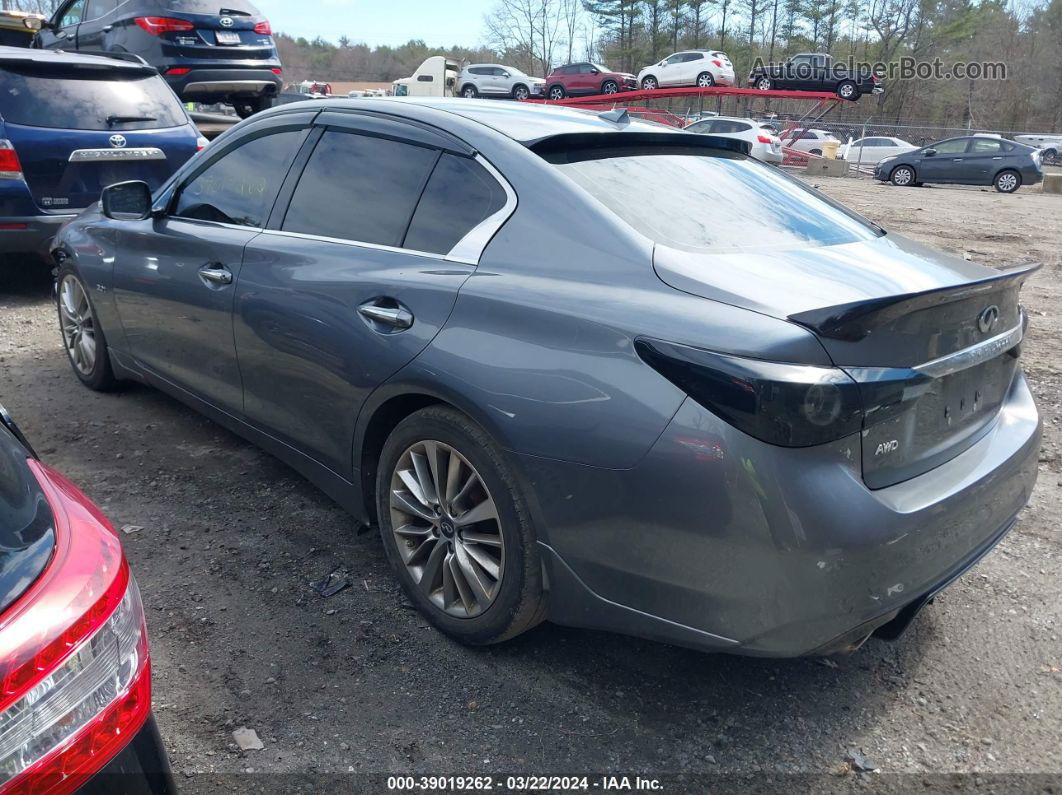 2018 Infiniti Q50 3.0t Luxe Серый vin: JN1EV7AR6JM435681