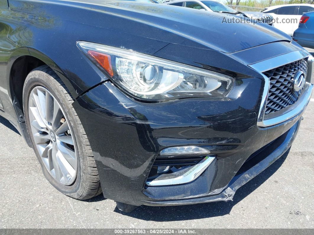 2018 Infiniti Q50 3.0t Luxe Black vin: JN1EV7AR6JM438452