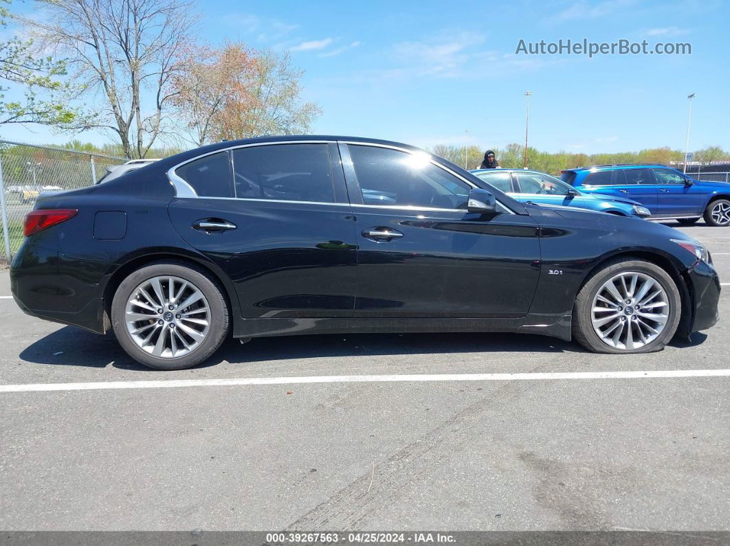 2018 Infiniti Q50 3.0t Luxe Black vin: JN1EV7AR6JM438452