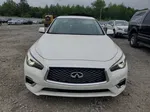 2018 Infiniti Q50 Luxe White vin: JN1EV7AR6JM439682